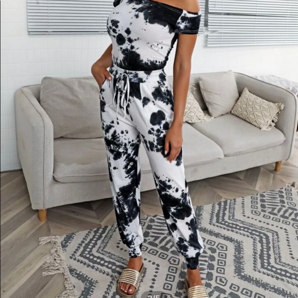 Black and White Jumpsuit
